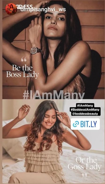 dimpi - Social Nation Boddess’ debut campaign
