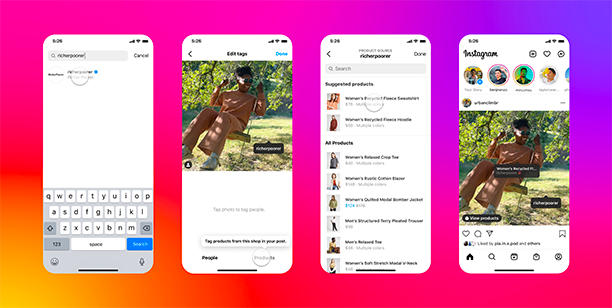 enables product tagging