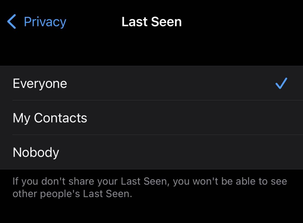 Whatsapp's latest update