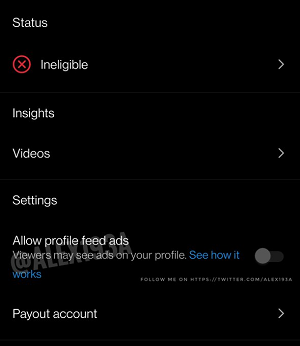 Instagram testing