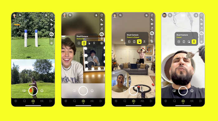 Snapchat Launches New ‘Dual’ Camera Option