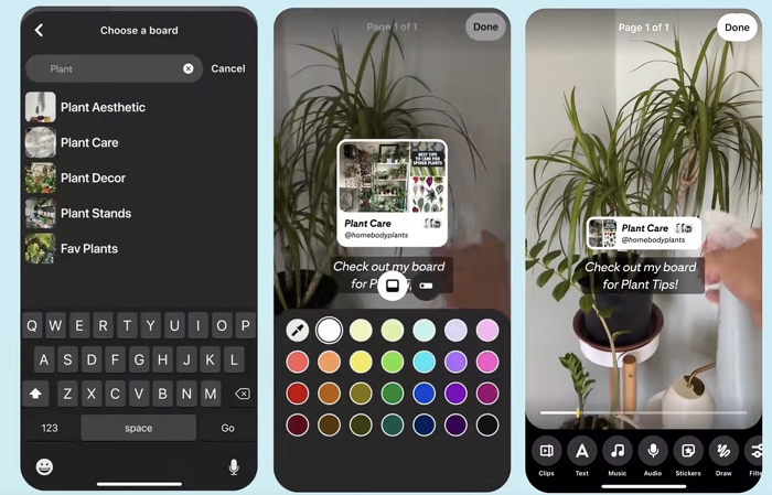 Pinterest launches New Board Sticker 