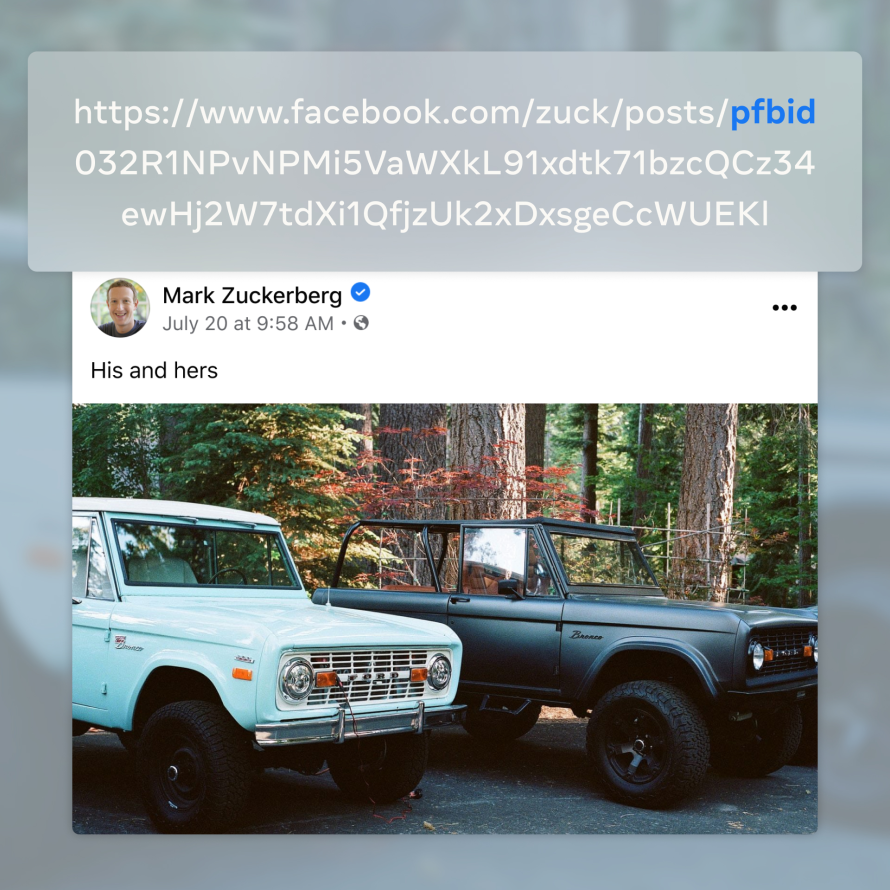 Facebook Identifiers