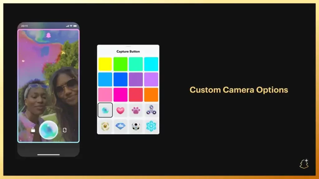 Snapchat-Snapchat-Custom-Camera-Options-Hero-1240x698png - Social Nation Snapchat+ Capture Button