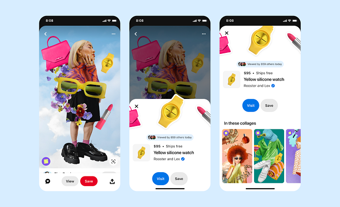 Pinterest introduces new display option ‘Shuffles’