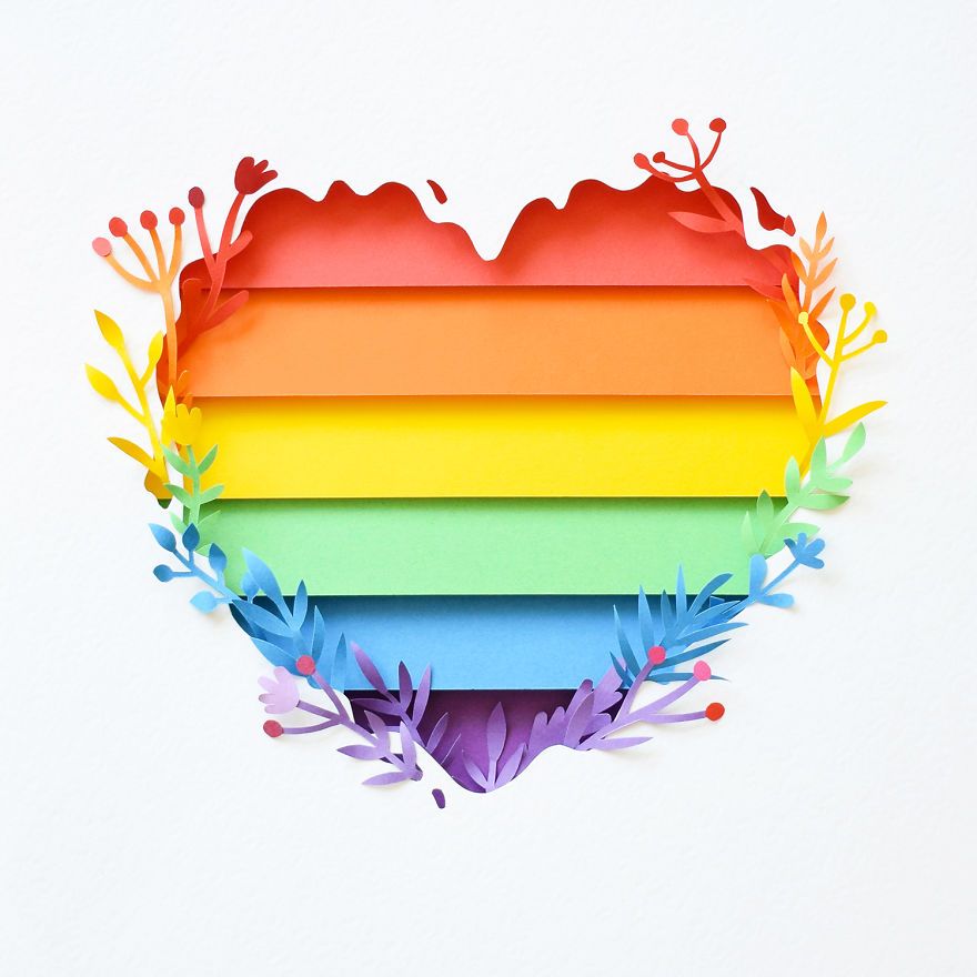 LGBTQ+ Pride Heart 