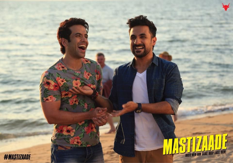 On-Location-Pattaya-Vir-Das-Tusshar-Kapoor-share-a-light-moment-on-the-sets-of-Mastizaade - Social Nation Vir Das- Comics in movies | Stand Up Comics