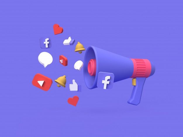 Premium-Photo-_-3d-social-media-digital-marketing-campaign-concept-with-blue-background-rendered - Social Nation Social media ads