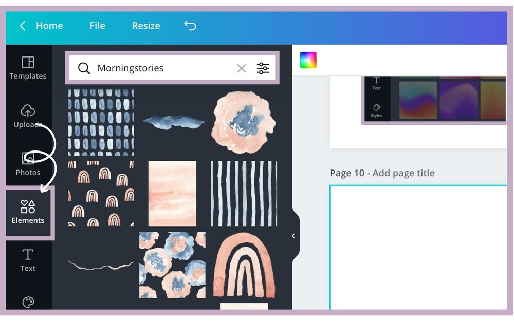 best-canva-element-keywords-aesthetic-design-fallon-travels - Social Nation canva library