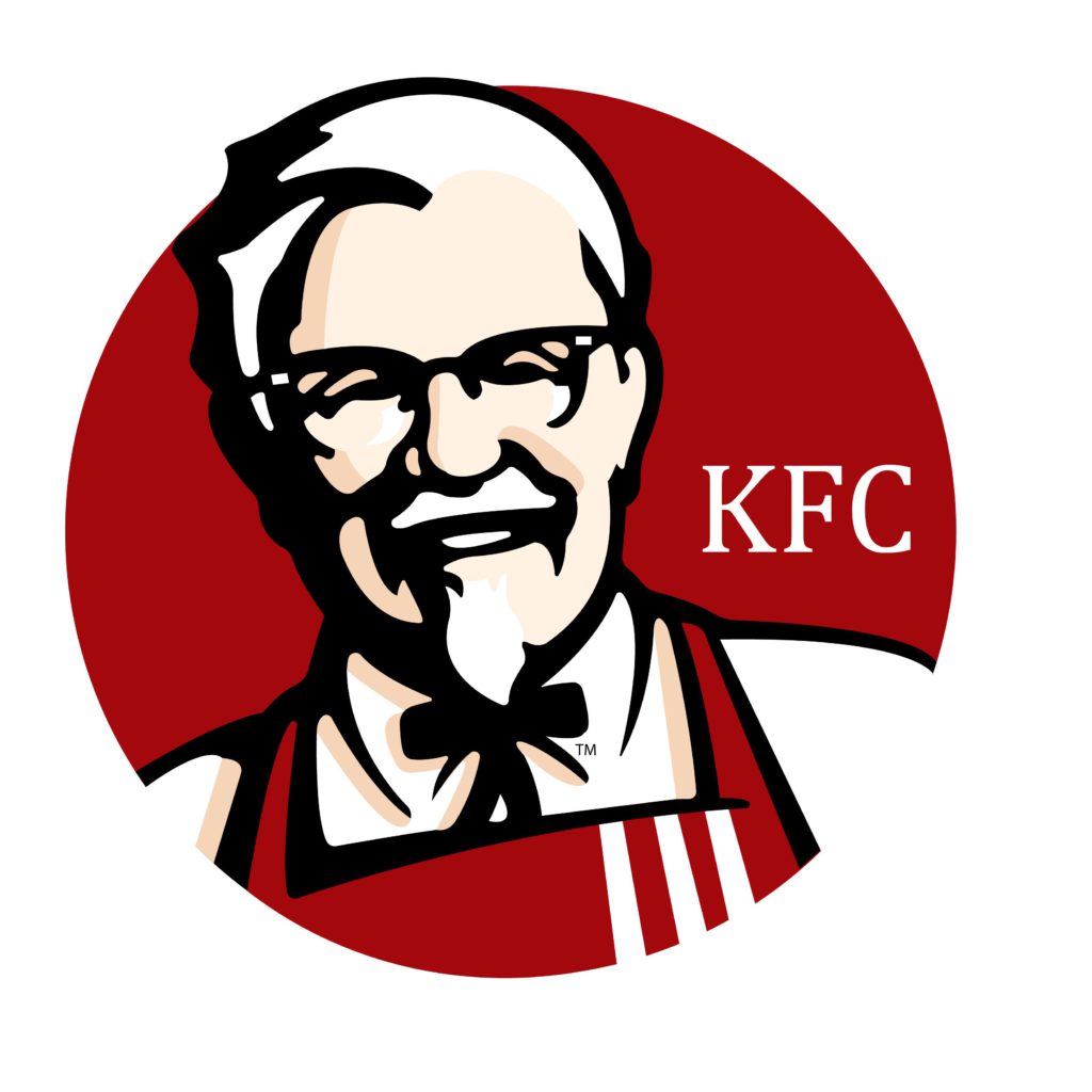 KFC Brand Using The Founder's Face