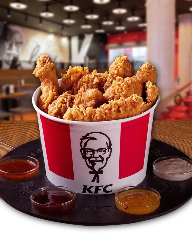 KFC Brand uses a Face