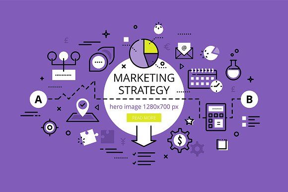 Marketing-Strategy-hero-banners-set - Social Nation Using Creators For Chatak Nimbooz Challenge is good marketing strategy