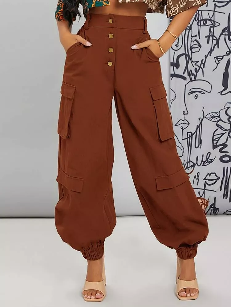 Colorblock-Pattern-Drop-Shoulder-Sweater - Social Nation Learn ways to style Cargo Pants from Creators