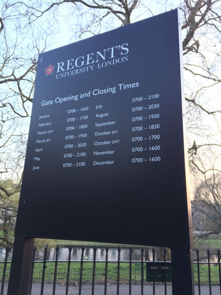 Back-gate-opening-times-to-Regents-Park - Social Nation Regent's one of the universities for content creation