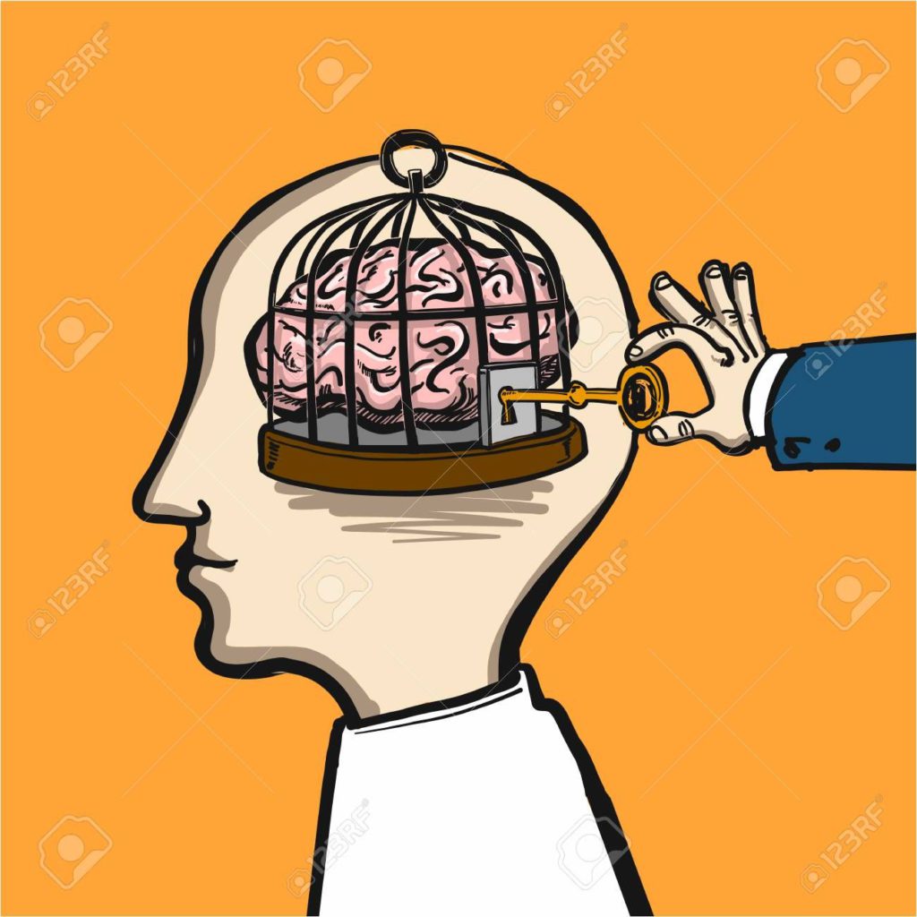 opening-mind-conceptual-vector-illustration-of-cage-in-head-with-brain-inside-and-hand-opening-it-with-key - Social Nation ELon Musk Addresses AI threats with xAI