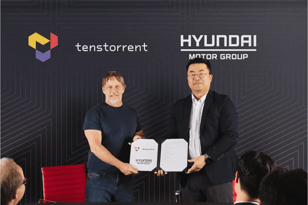 AI-chipmaker - Social Nation tenstorrent AI chip maker Hyundai Motor Group funding 100M dollars Jim Keller CEO Heung-soo VP GSO