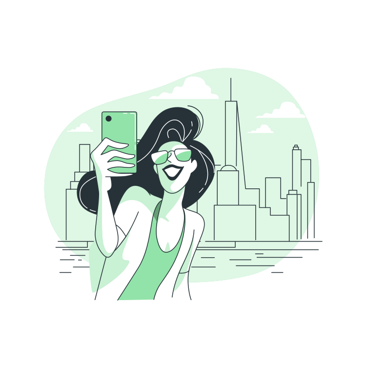 Selfie-Customizable-Cartoon-Illustrations-_-Bro-Style - Social Nation Should influencers be pinned for responsible travel