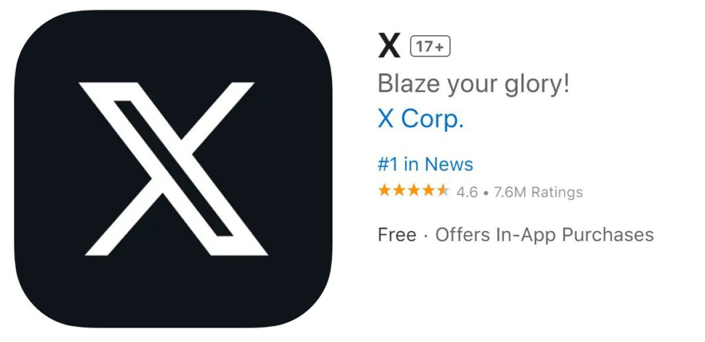 gsmarena_001 - Social Nation Twitter is successful in rebranding to X on App store