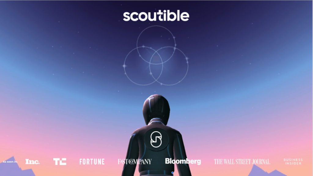 scoutible - Social Nation scoutible AI job search hire video game hustle social bandwidth Angela Antony