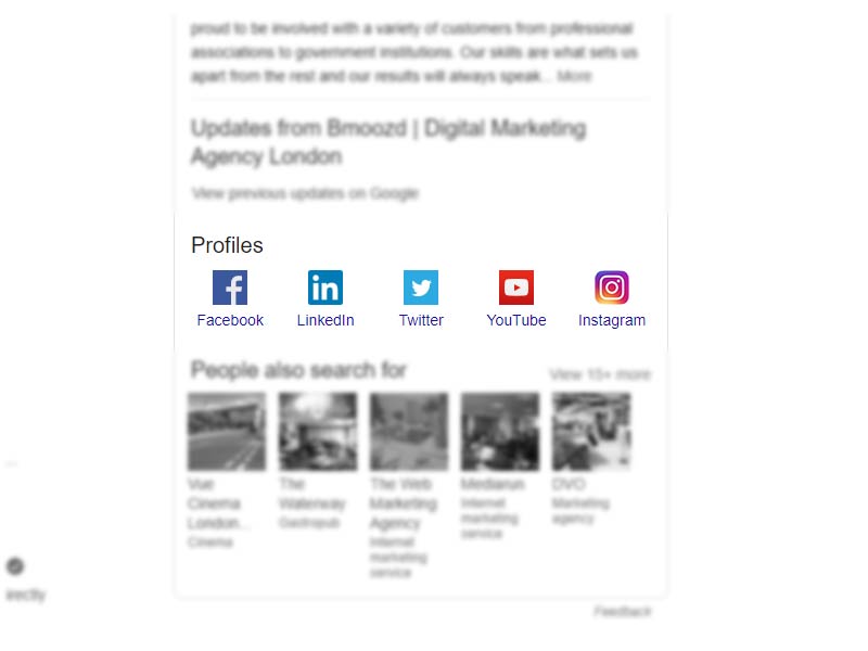 social-profiles - Social Nation google business profile page social media platforms links