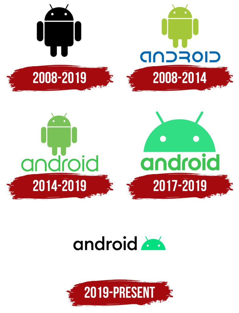 Android-Logo-History - Social Nation android logo history google