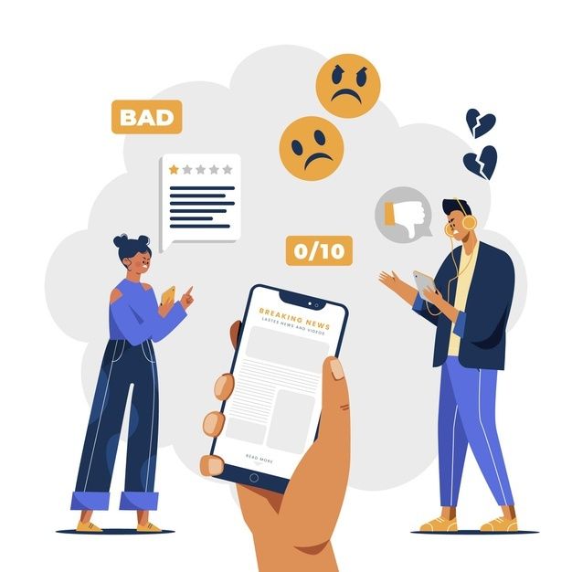 Free-Vector-_-Organic-flat-bad-review-illustrated - Social Nation SEBI to ensure transparency by financial influencers
