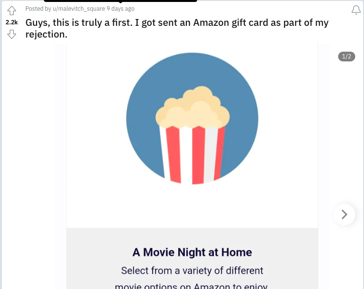 Screenshot-2023-09-15-at-3.31.47-PM - Social Nation Job Rejection letter with a movie night coupon for reddit user
