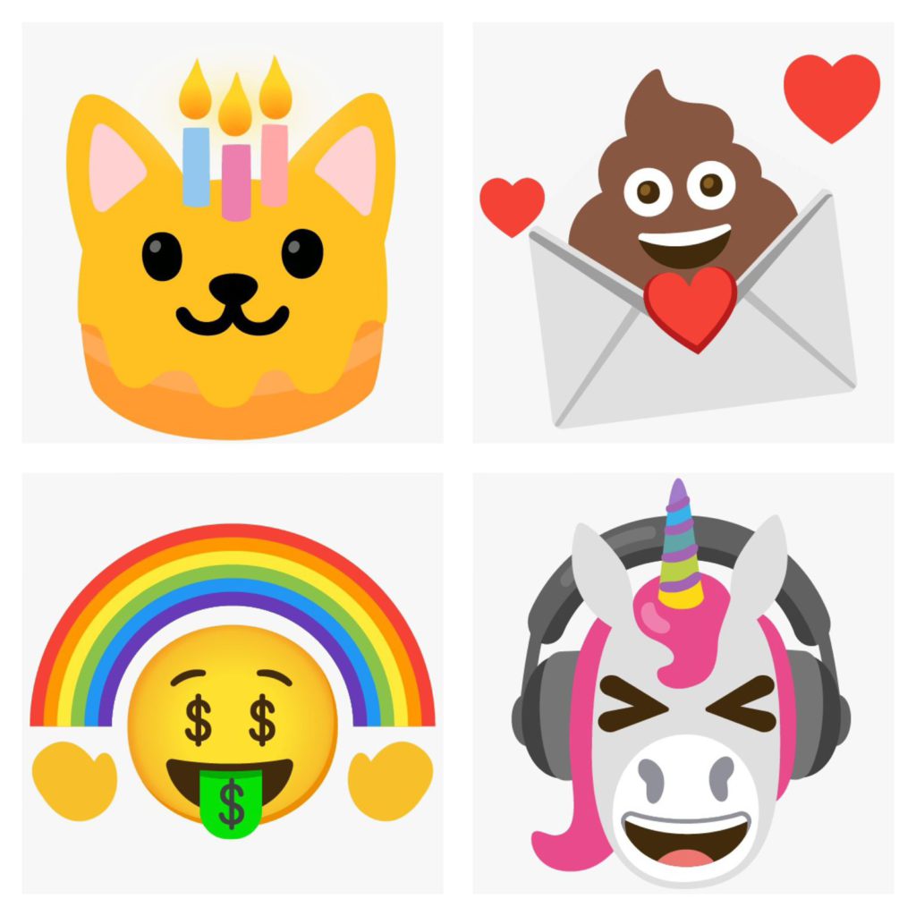 customized emojis with Emoji Kitchen