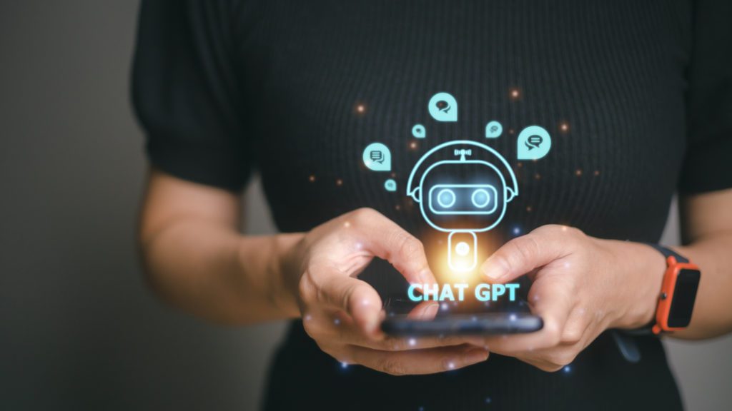 Chatbot Chat with AI, Artificial Intelligence. man using technology smart robot AI, artificial intelligence by enter command prompt for generates something, Futuristic technology transformation. - Social Nation ChatGPT can now see, hear, and speak