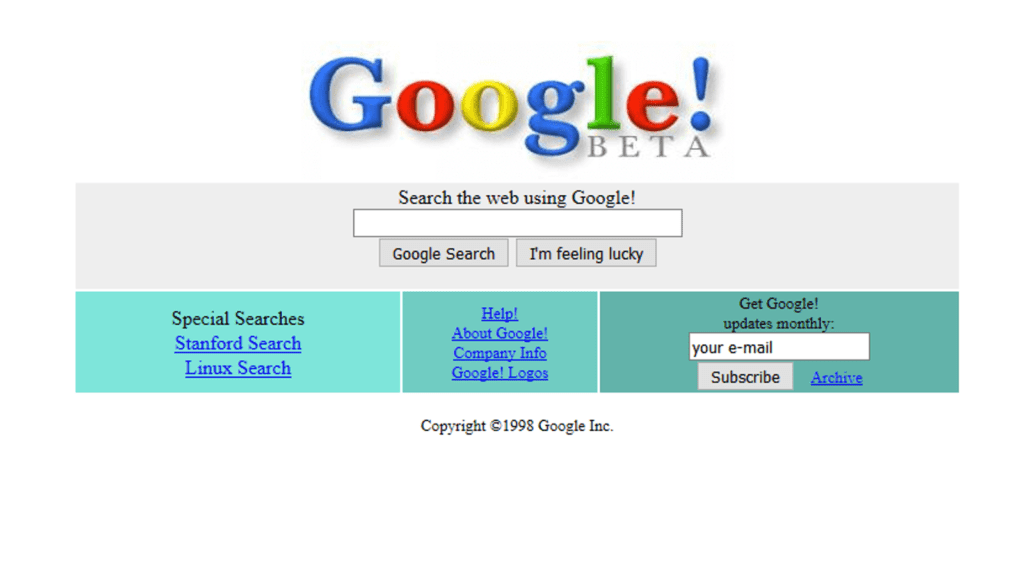 skynews-google-website_6275600-1 - Social Nation google search beta version prototype first look of the search engine 1998