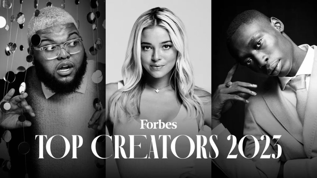 0x0 - Social Nation forbes list top creators 2023 earning
