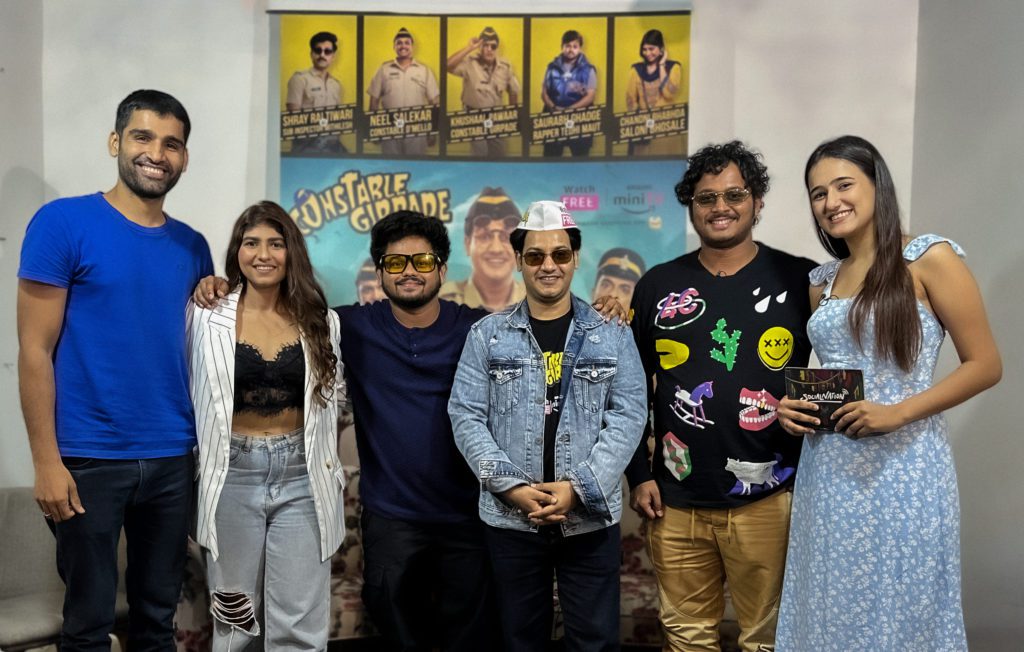 1-9 - Social Nation cast of constable girpade with social nation exclusive interview Khushaal Pawaar, Neel Salekar, Saurabh Ghadge, Chandni Bhabhda, and Shray Rai Tiwari