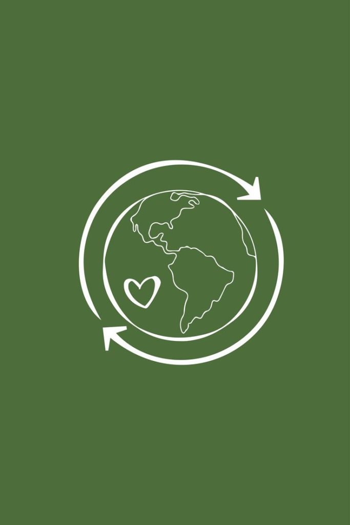 Hand-Drawn-Green-Earth-Logo-by-Minty-Made-_-Eco-Conscious-Branding - Social Nation We speak to Thrift Fiction and Thriftiness on World Thrift Day