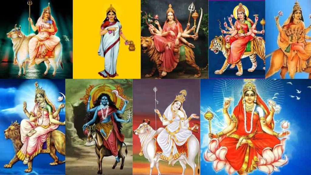 Nine-Forms-Of-Goddess-Durga - Social Nation navratri colours 2023 maa durga 9 forms