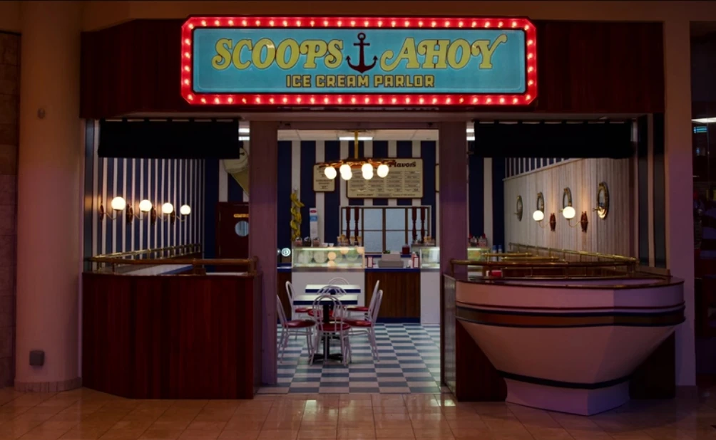 Scoops - Social Nation netflix house stranger things season 3 scoops ahoy ice cream parlour