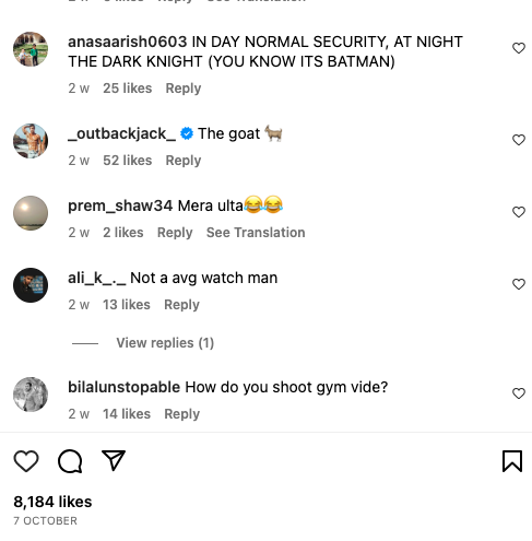 Screenshot-2023-10-22-at-6.22.56-PM - Social Nation Audience support for life security Guard Aamir Hussain on Instagram