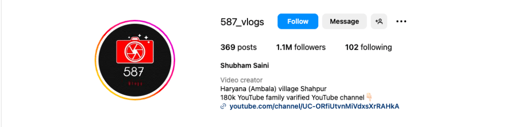 Screenshot-2023-10-27-at-1.56.31-PM - Social Nation Shubham Saini gains large followers because of All India Tour