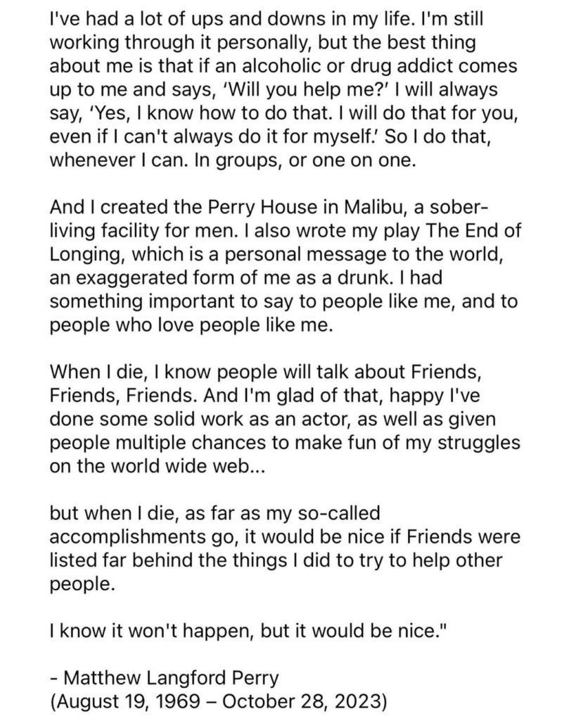 reading-excerpts-from-his-book-today-and-its-really-sad.-Hope-he-finds-peace - Social Nation matthew perry memoir excerpt