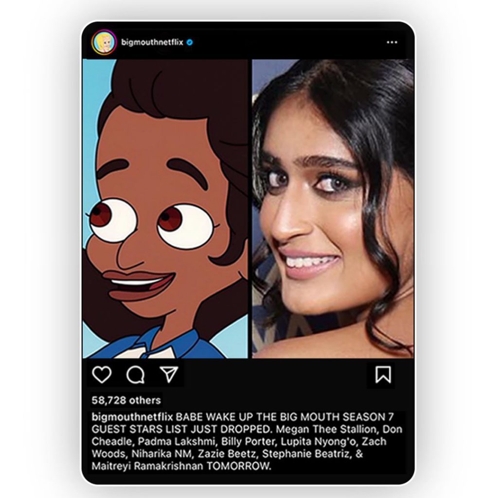 396582226_1551083405635325_7841199295064294730_n - Social Nation niharika nm big mouth season 7 creator from the creator-verse