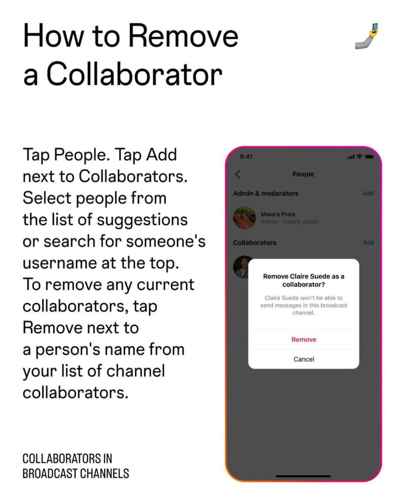 396795393_3617586488521023_2103749421917635703_n - Social Nation Collaborators in Broadcast channels as well as lyrics to reels in Instagram