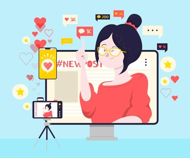 Premium-Vector-_-Influencer-concept-illustration-concept - Social Nation Influencer collaborations and crisis