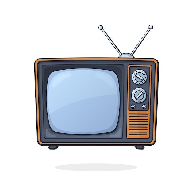 Premium-Vector-_-Vector-illustration-analogue-retro-tv-with-antenna-channel-and-signal-selector - Social Nation World Television Day: Evolution and Adaptation