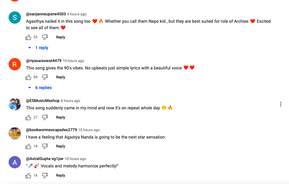 Screenshot-2023-11-03-at-10.24.34-PM - Social Nation Agastya's Dance in Va Va Voom from The Archies wins social media