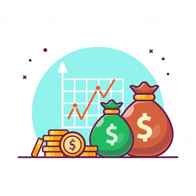 Premium-Vector-_-Investment-statistic-with-money-illustration_-growth-investment-finance-business-icon-concept-white-isolated - Social Nation Regulations for creator economy globally