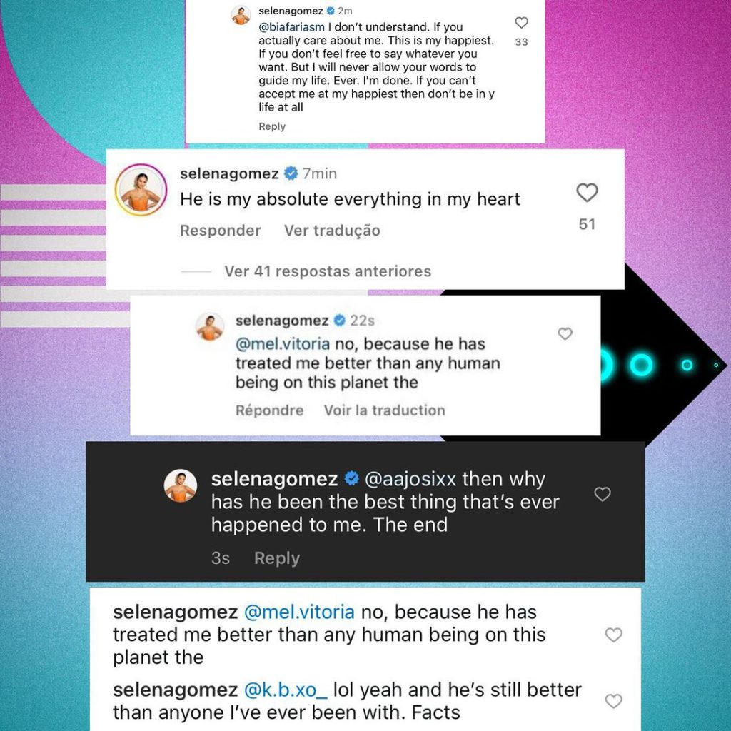 SelenaGomez-claiming-her-man-Benny-Blanco-Hes-still-better-than-anyone-Ive-ever-been-with.-Facts - Social Nation selena gomez benny blanco dating rumours instagram comments