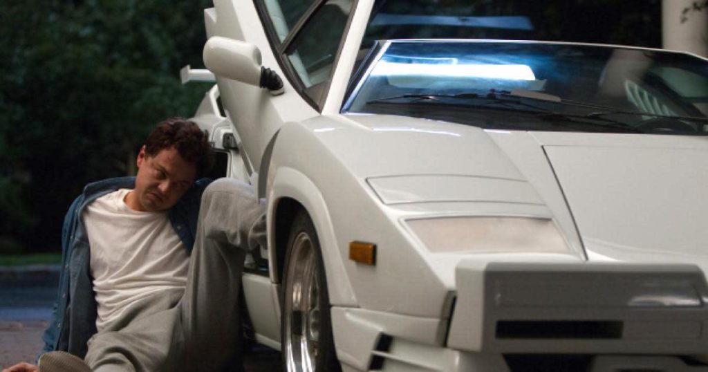 wolf-of-wall-street-lamborghini-countach-auction - Social Nation Jordan Belfort Leonardo DiCaprio 25th Anniversary Edition 1989 Lamborghini Countach