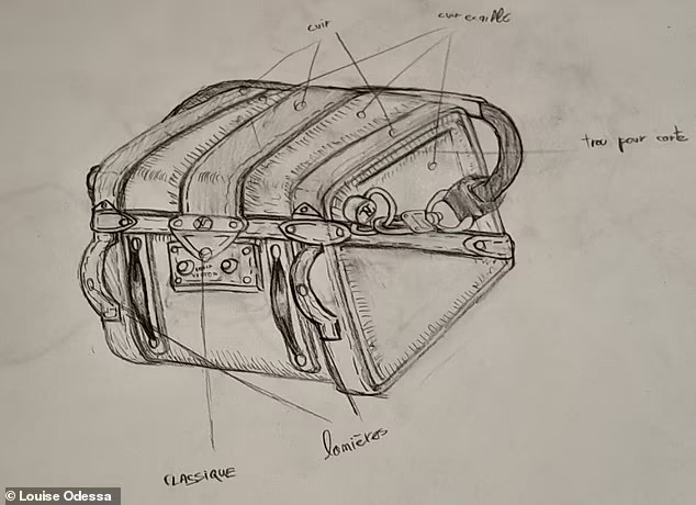 79748517-12938525-image-a-96_1704720395513 - Social Nation Milan sketches drawings Louis Vuitton internship suitcase design