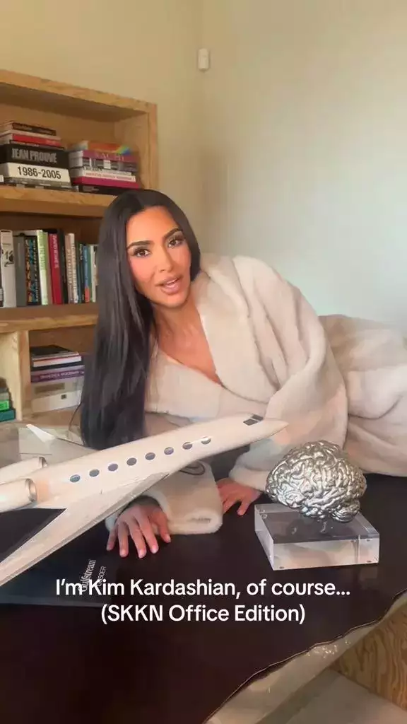Master - Social Nation Kim Kardashian SKKN office tour 3D model brain plane