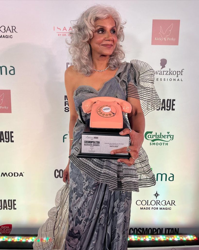 Mukta-Singh - Social Nation Mukta Singh (@mukta.singh) | Ageless Influencer of the Year Cosmopolitan India Blogger Awards 2023-24