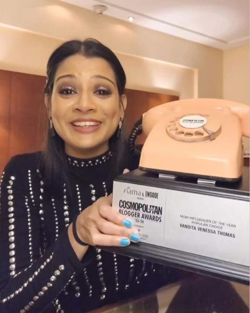 Vandita-Vanessa-Thomas - Social Nation Vandita Vanessa Thomas (@vandita.momandmore) | Mom Influencer of the Year Cosmopolitan India Blogger Awards 2023-24